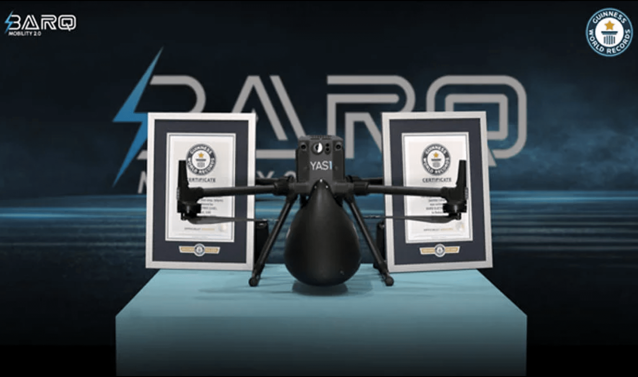 The longest flight of a drone for the delivery service